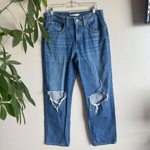 Levis low pro straight jeans